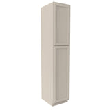RTA - Elegant Stone - Single Door Utility Cabinet | 18"W x 90"H x 24"D