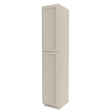 RTA - Elegant Stone - Single Door Utility Cabinet | 18"W x 96"H x 24"D