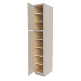 RTA - Elegant Stone - Single Door Utility Cabinet | 15"W x 84"H x 24"D