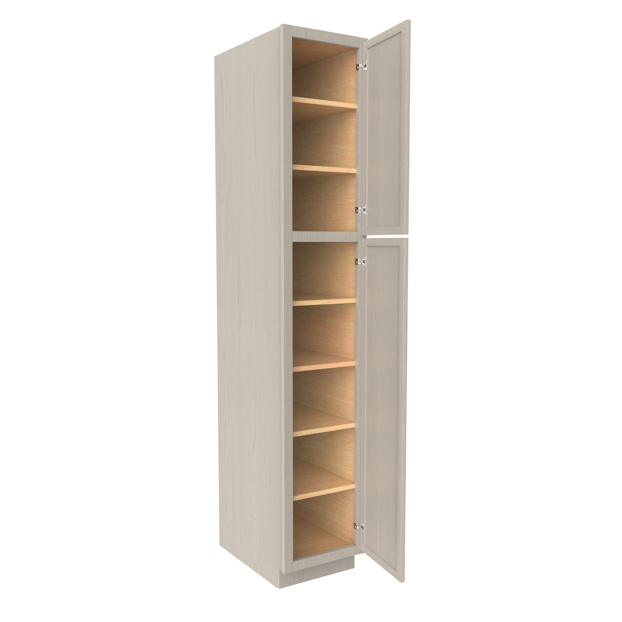 RTA - Elegant Stone - Single Door Utility Cabinet | 15"W x 84"H x 24"D