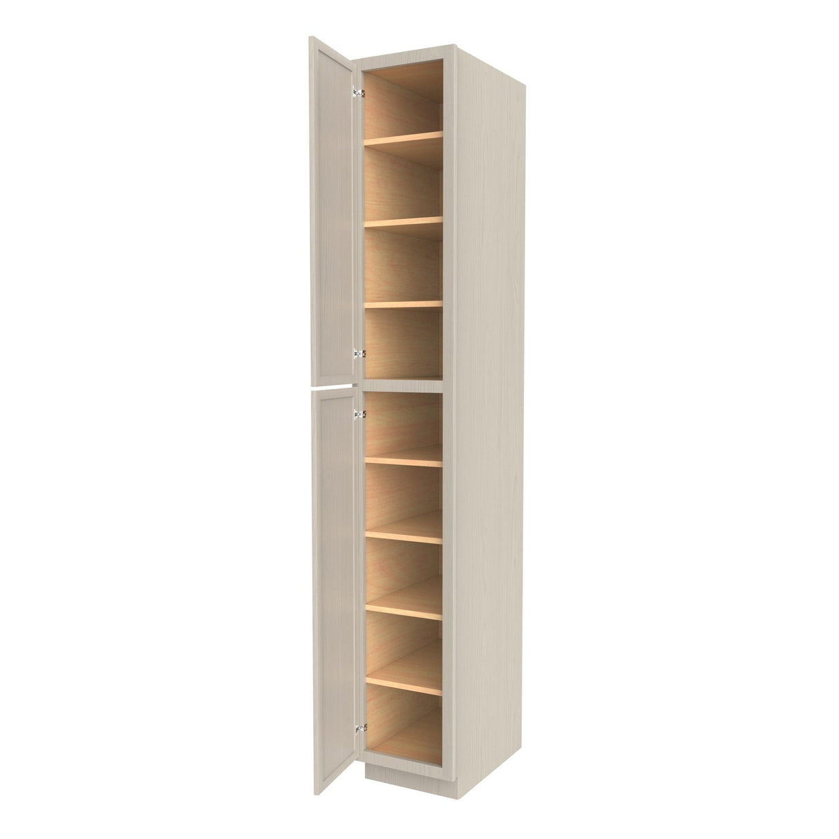 RTA - Elegant Stone - Single Door Utility Cabinet | 15"W x 96"H x 24"D