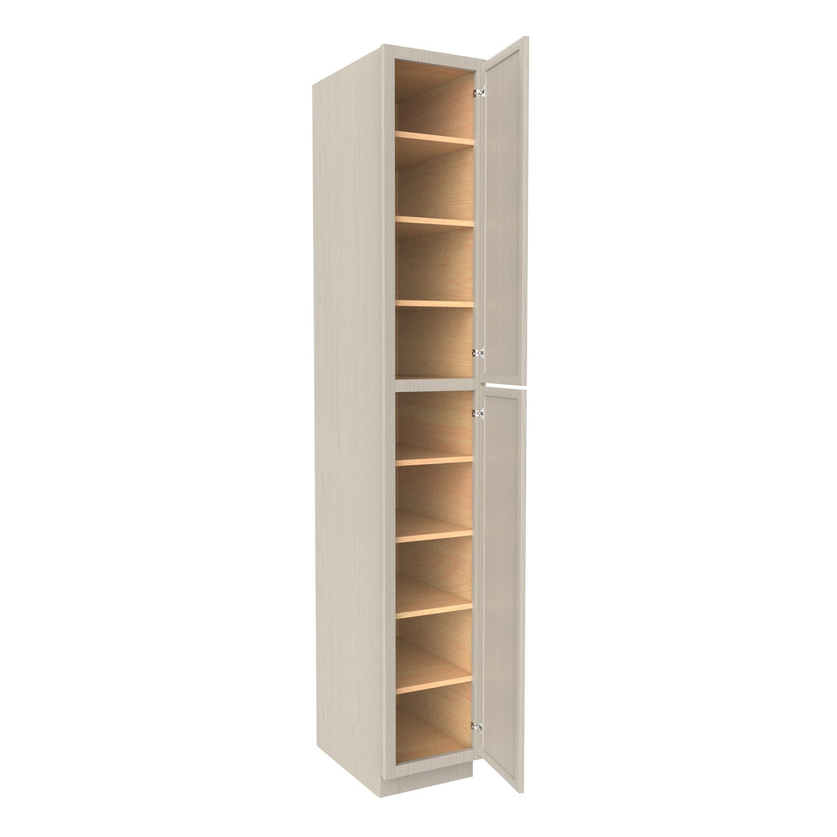 RTA - Elegant Stone - Single Door Utility Cabinet | 15"W x 96"H x 24"D