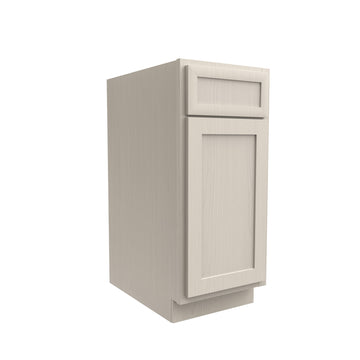 Waste Basket Cabinet |Elegant Stone|15W x 34.5H x 24D