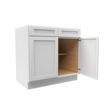 Elegant White - Double Door Base Cabinet | 36
