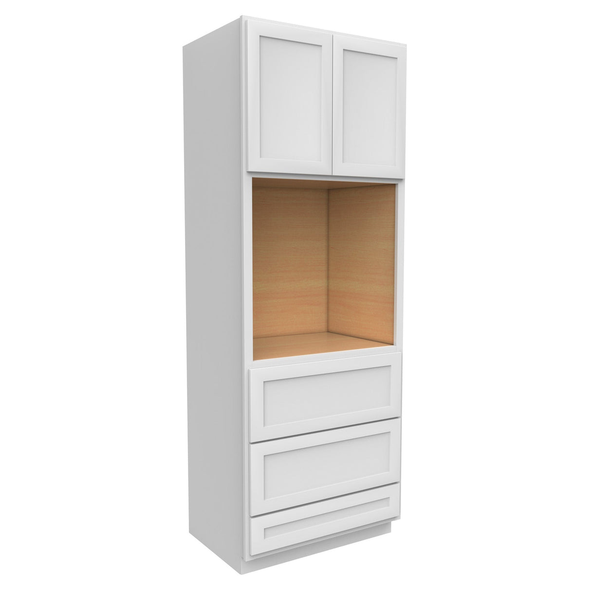 RTA - Elegant White - Single Oven Cabinet | 33"W x 90"H x 24"D