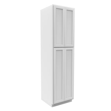 RTA - Elegant White - Double Door Utility Cabinet | 24