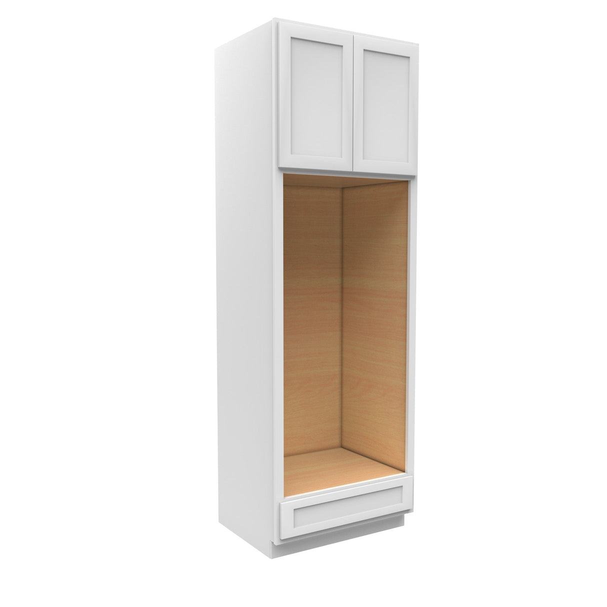 RTA - Elegant White - Double Oven Cabinet | 30"W x 90"H x 24"D