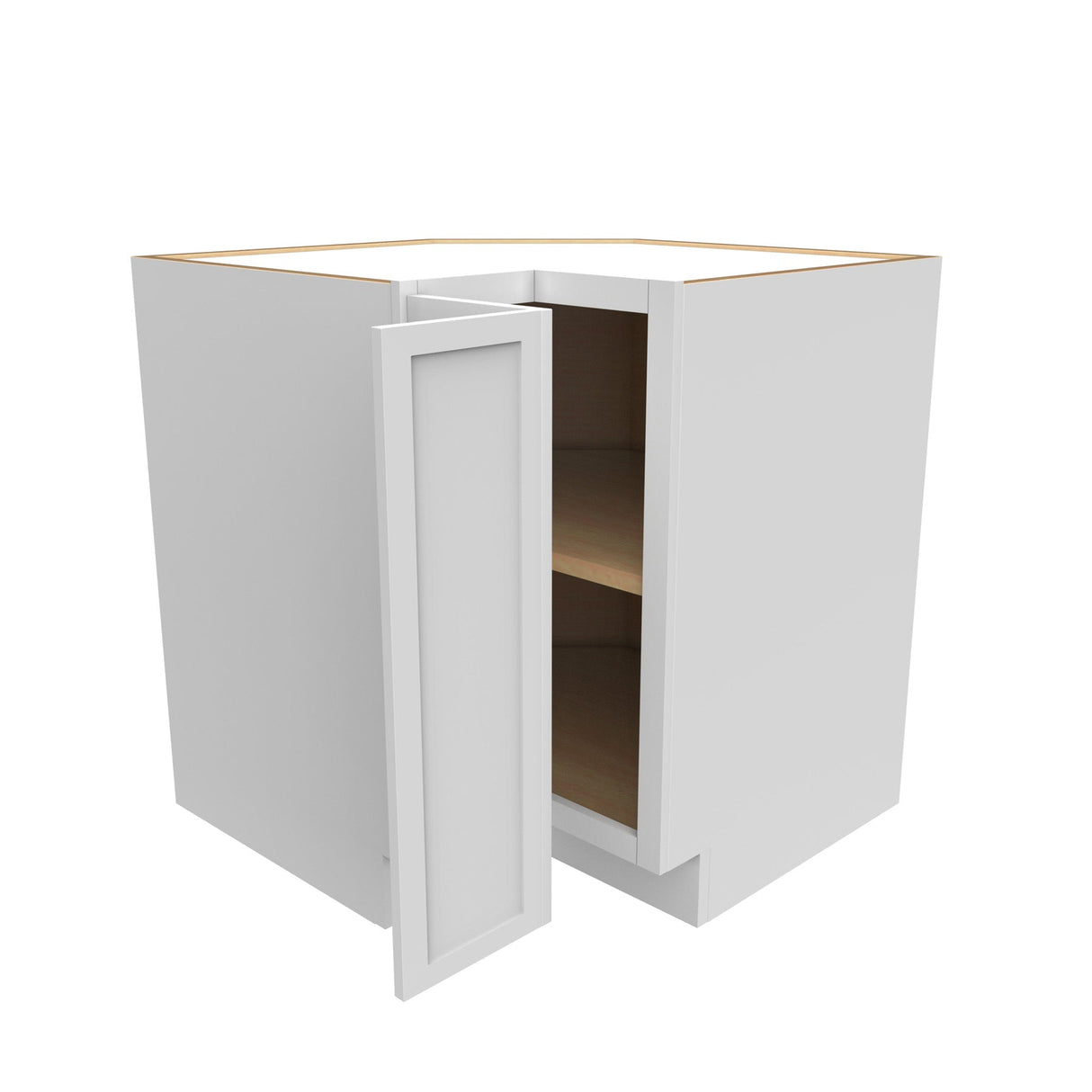 RTA - Elegant White - Easy Reach Corner Base Cabinet | 36"W x 34.5"H x 24"D