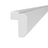 RTA - Elegant White - Light Rail Molding LTRMS | 96"W x 2.25"H x 1.5"D