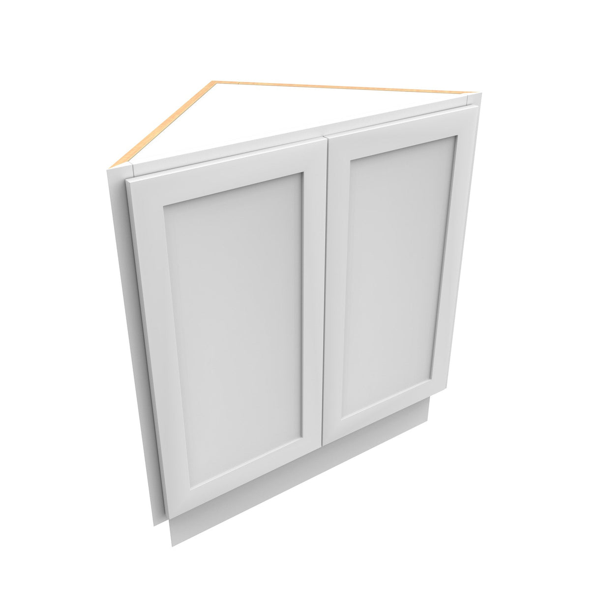 RTA - Elegant White - Straight Base End Cabinet | 24"W x 34.5"H x 24"D
