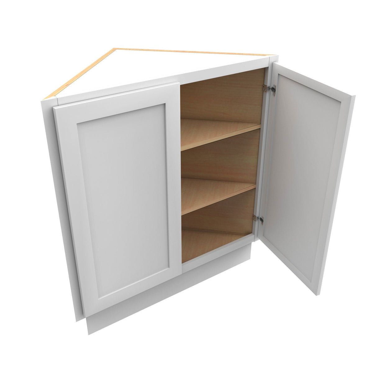 RTA - Elegant White - Straight Base End Cabinet | 24"W x 34.5"H x 24"D