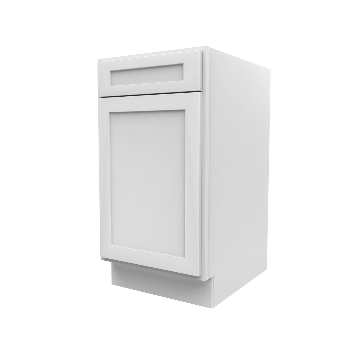 RTA - Elegant White - Single Door Base Cabinet | 18"W x 34.5"H x 24"D
