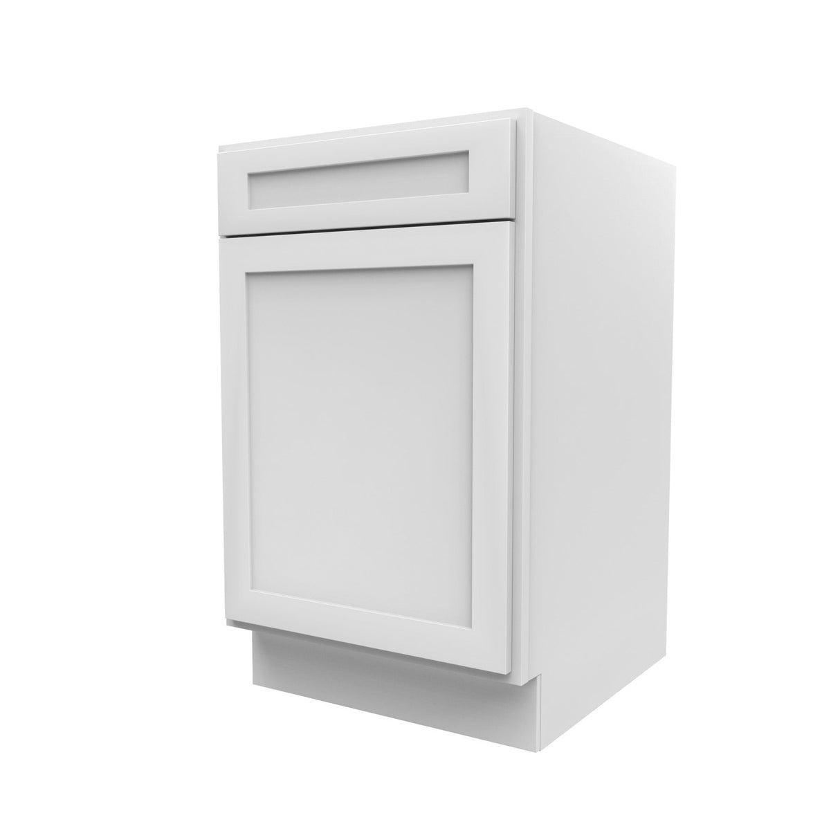 RTA - Elegant White - Single Door Base Cabinet | 21"W x 34.5"H x 24"D