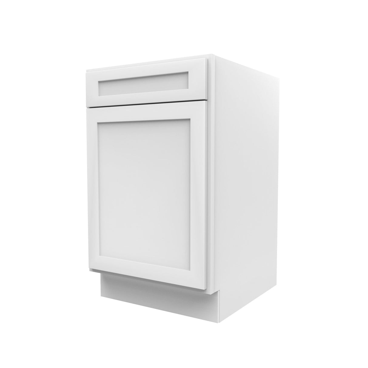 RTA - Elegant White - Single Door Base Cabinet | 21"W x 34.5"H x 24"D