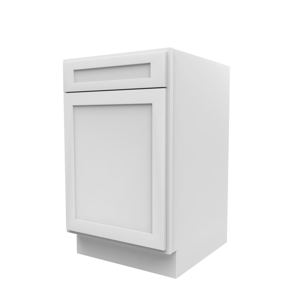 RTA - Elegant White - Single Door Base Cabinet | 21"W x 34.5"H x 24"D