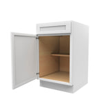 RTA - Elegant White - Single Door Base Cabinet | 21"W x 34.5"H x 24"D