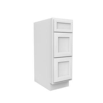 RTA - Elegant White - Vanity Drawer Base Cabinet | 12