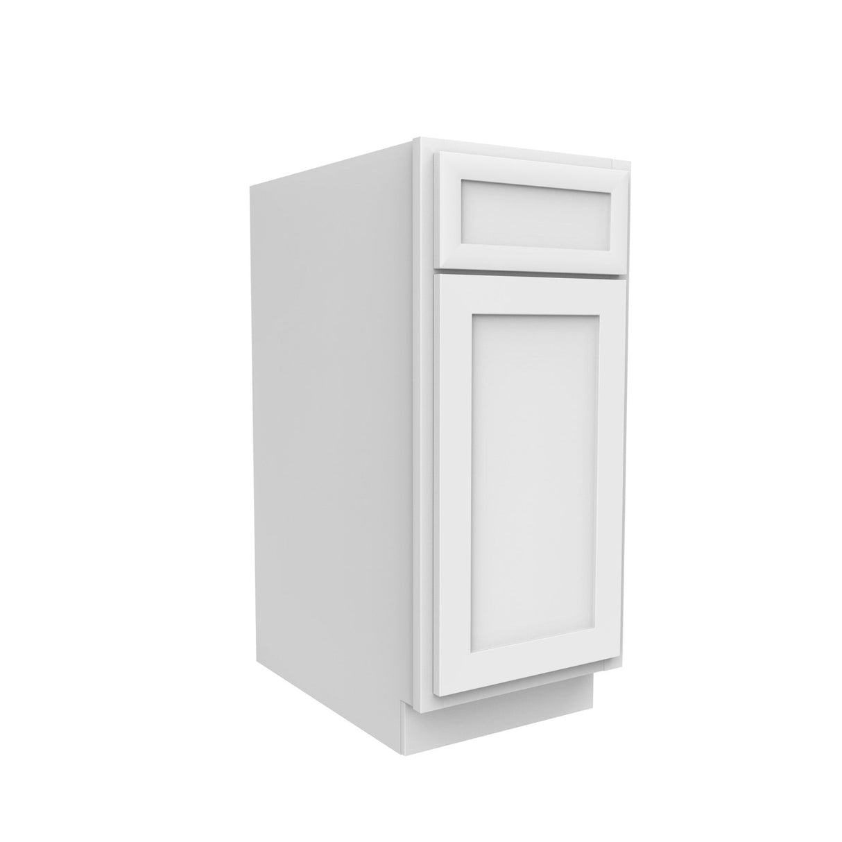 RTA - Elegant White - Waste Basket Cabinet | 15"W x 34.5"H x 24"D