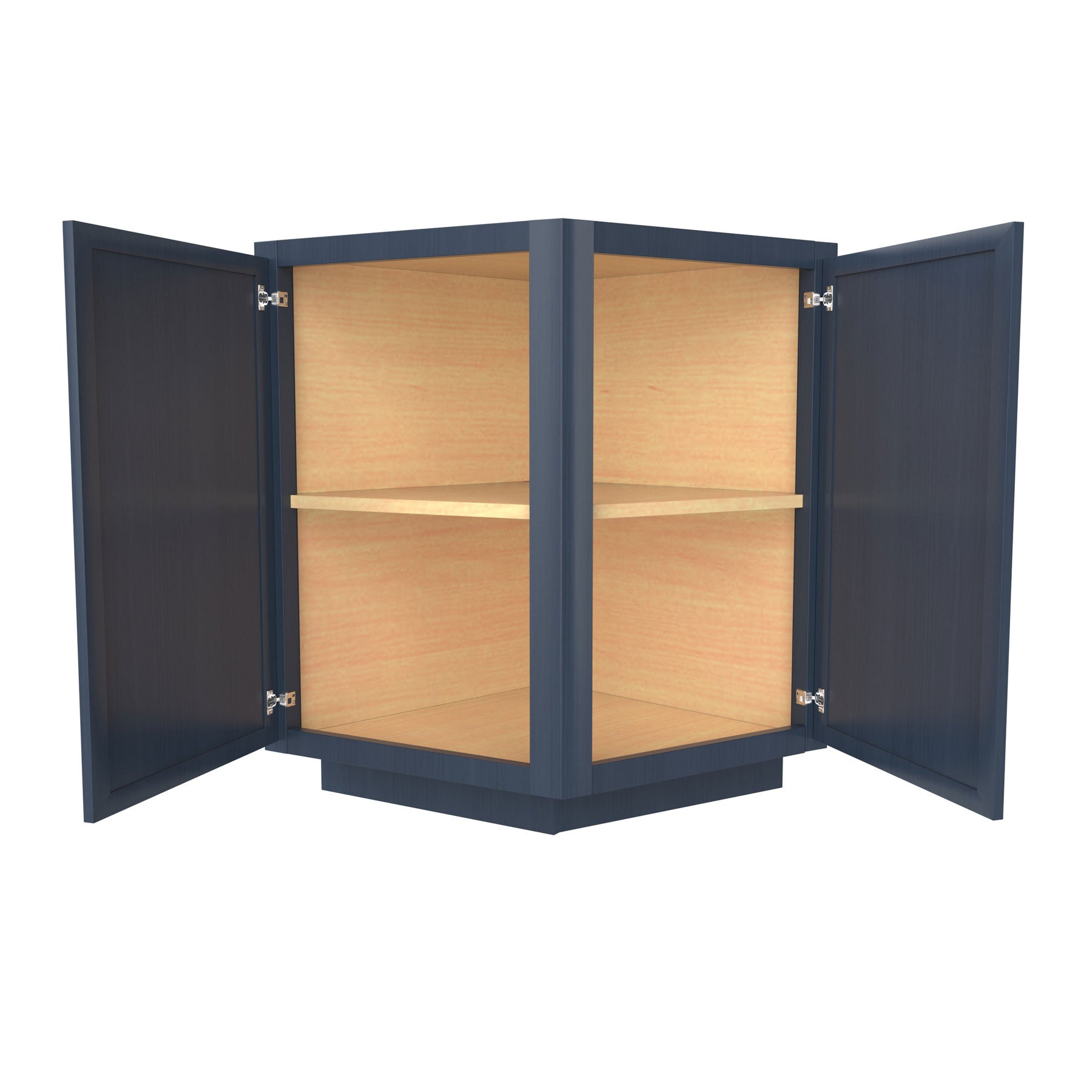 RTA - Fashion Ocean Blue - Base End Cabinet | 24"W x 34.5"H x 24"D