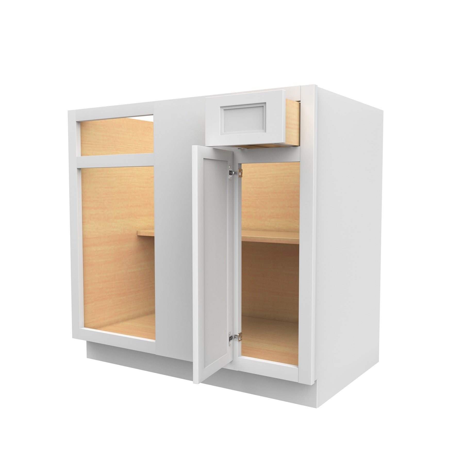 RTA - Fashion White - Blind Base Cabinet | 27"W x 34.5"H x 24"D