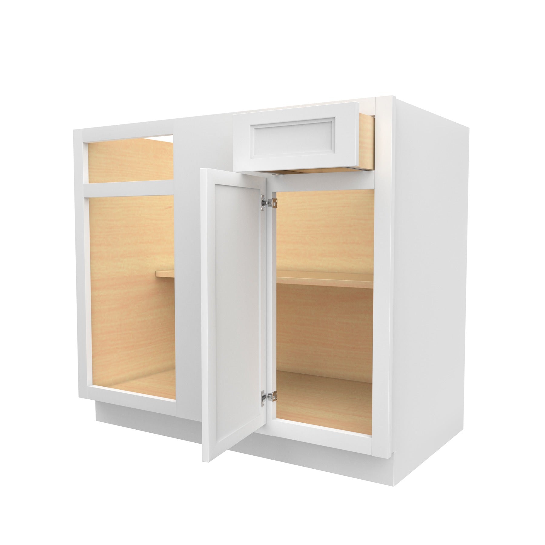 RTA - Fashion White - Blind Base Cabinet | 33"W x 34.5"H x 24"D