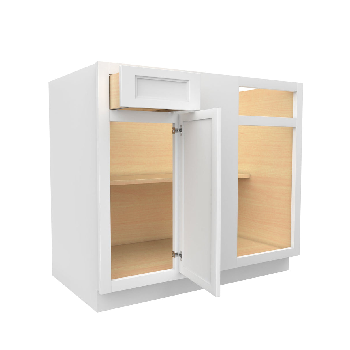 RTA - Fashion White - Blind Base Cabinet | 33"W x 34.5"H x 24"D