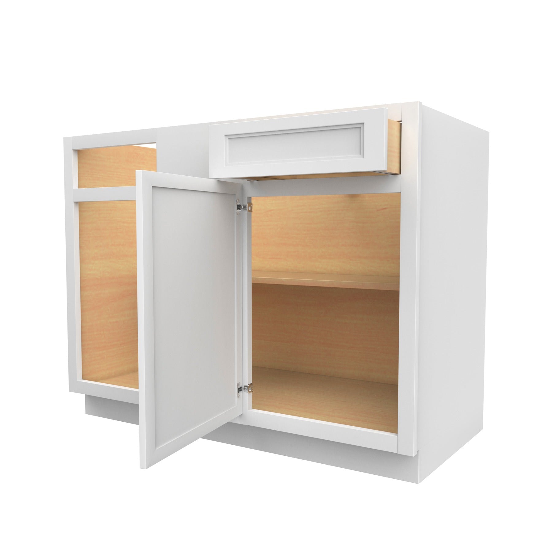 RTA - Fashion White - Blind Base Cabinet | 45"W x 34.5"H x 24"D