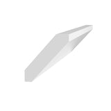 RTA - Fashion White - Crown Molding CRMS | 96"W x 2"H x 2"D