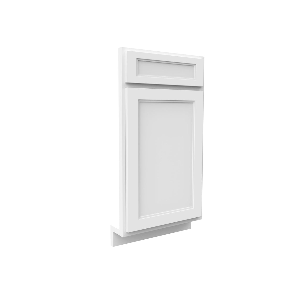 RTA - Fashion White - Diagonal Corner Sink Front | 36"W x 34.5"H x 24"D