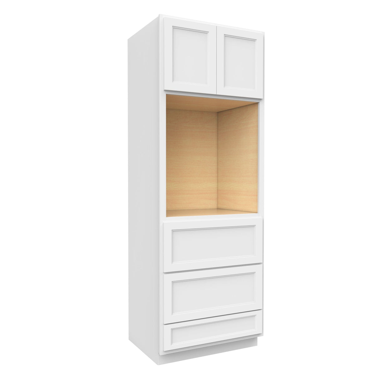 RTA - Fashion White - Single Oven Cabinet | 30"W x 84"H x 24"D