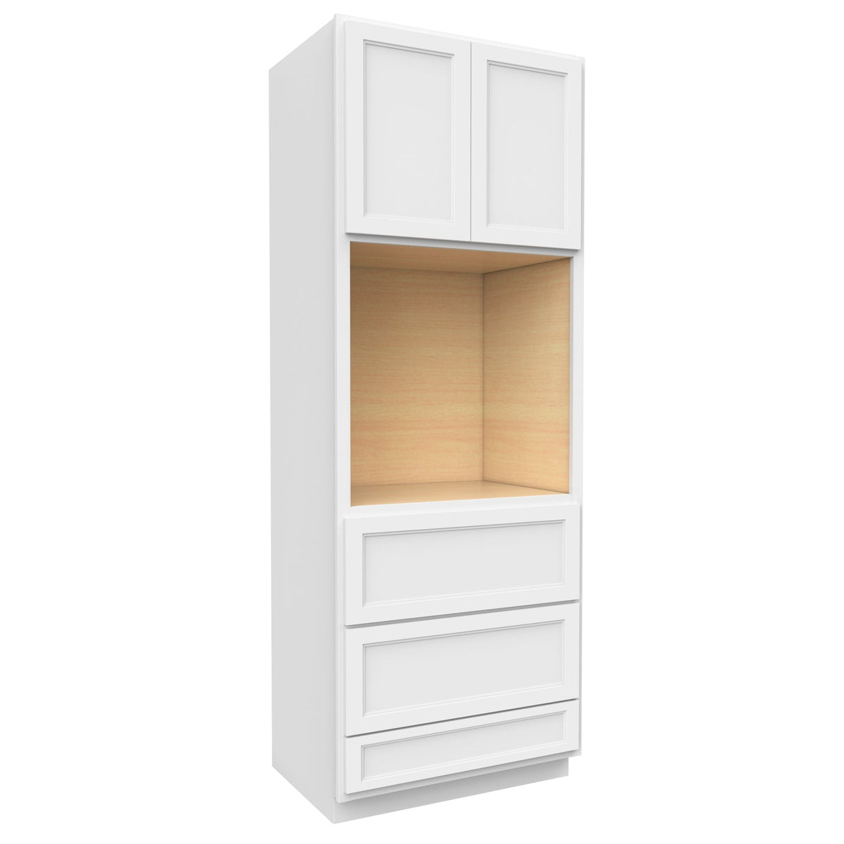 RTA - Fashion White - Single Oven Cabinet | 33"W x 90"H x 24"D