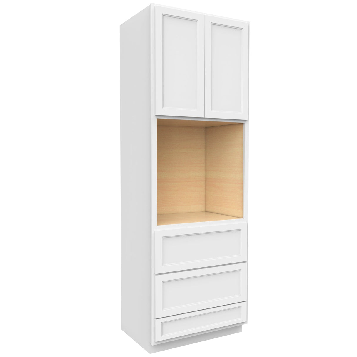 RTA - Fashion White - Single Oven Cabinet | 33"W x 96"H x 24"D