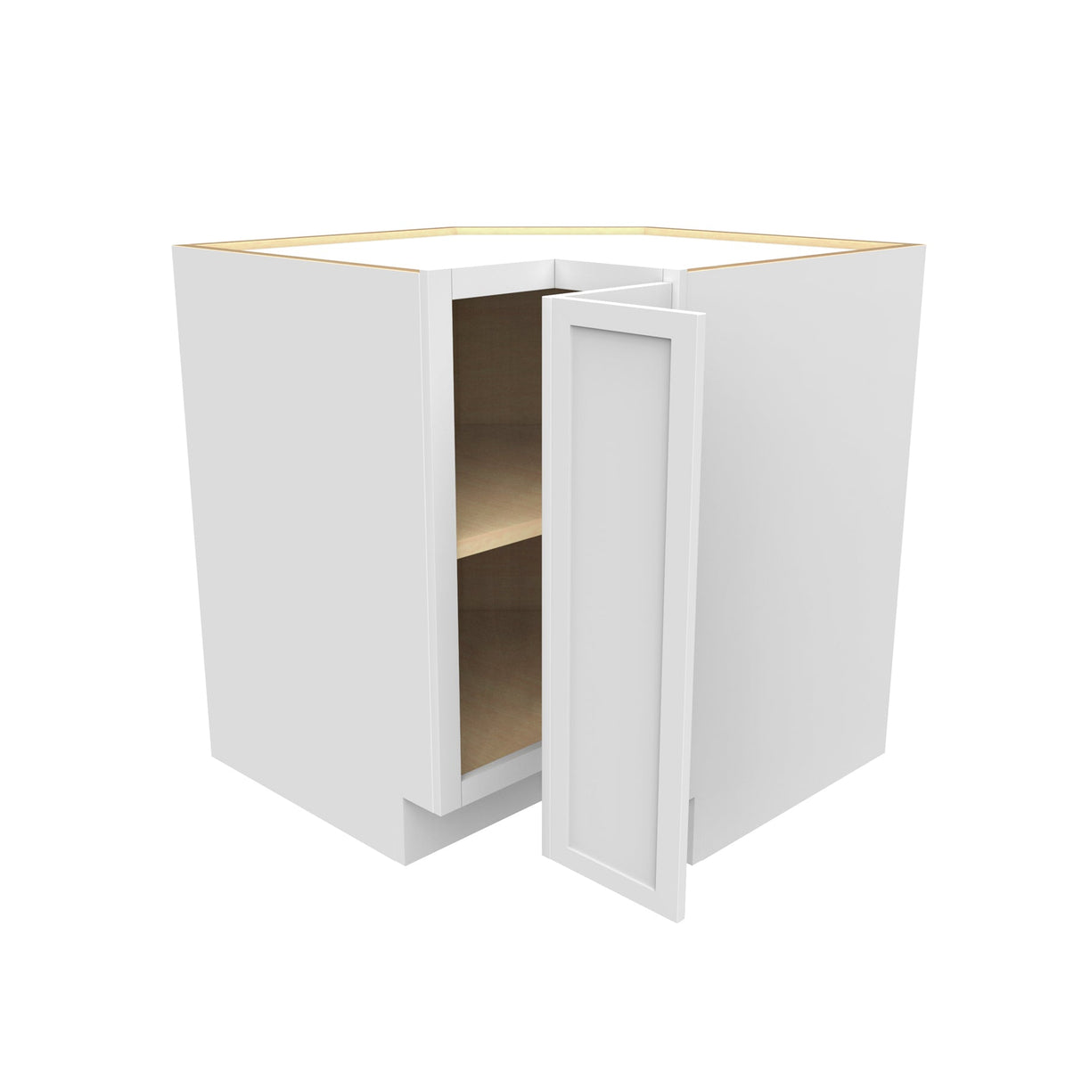 RTA - Fashion White - Easy Reach Corner Base Cabinet | 33"W x 34.5"H x 24"D