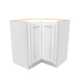RTA - Fashion White - Lazy Susan Corner Base Cabinet | 33"W x 34.5"H x 24"D