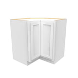 RTA - Fashion White - Lazy Susan Corner Base Cabinet | 33"W x 34.5"H x 24"D