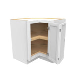 RTA - Fashion White - Lazy Susan Corner Base Cabinet | 33"W x 34.5"H x 24"D