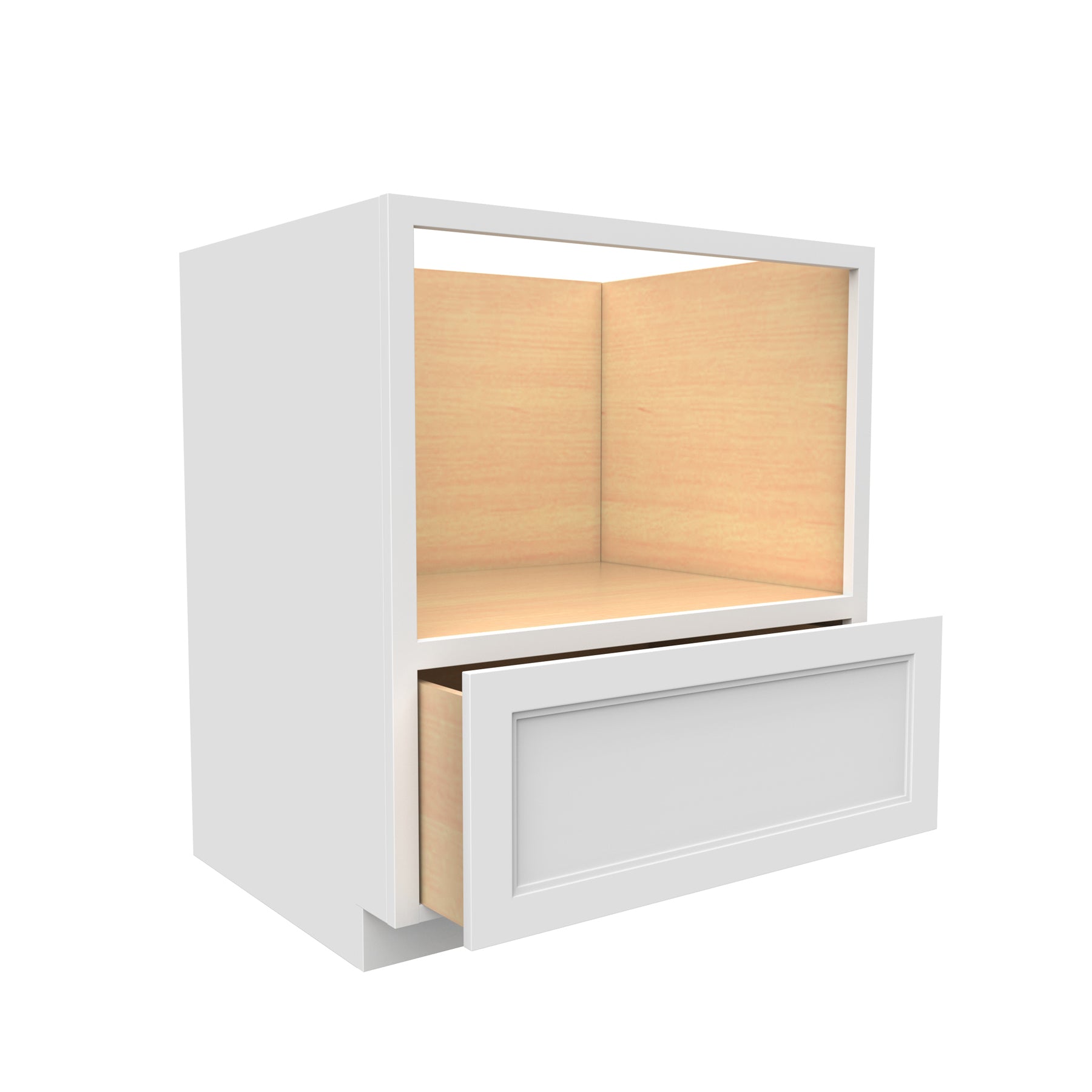Fashion White - Microwave Base Cabinet | 30"W x 34.5"H x 24"D