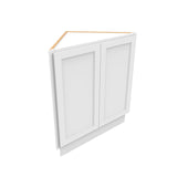 RTA - Fashion White - Straight Base End Cabinet | 24"W x 34.5"H x 24"D