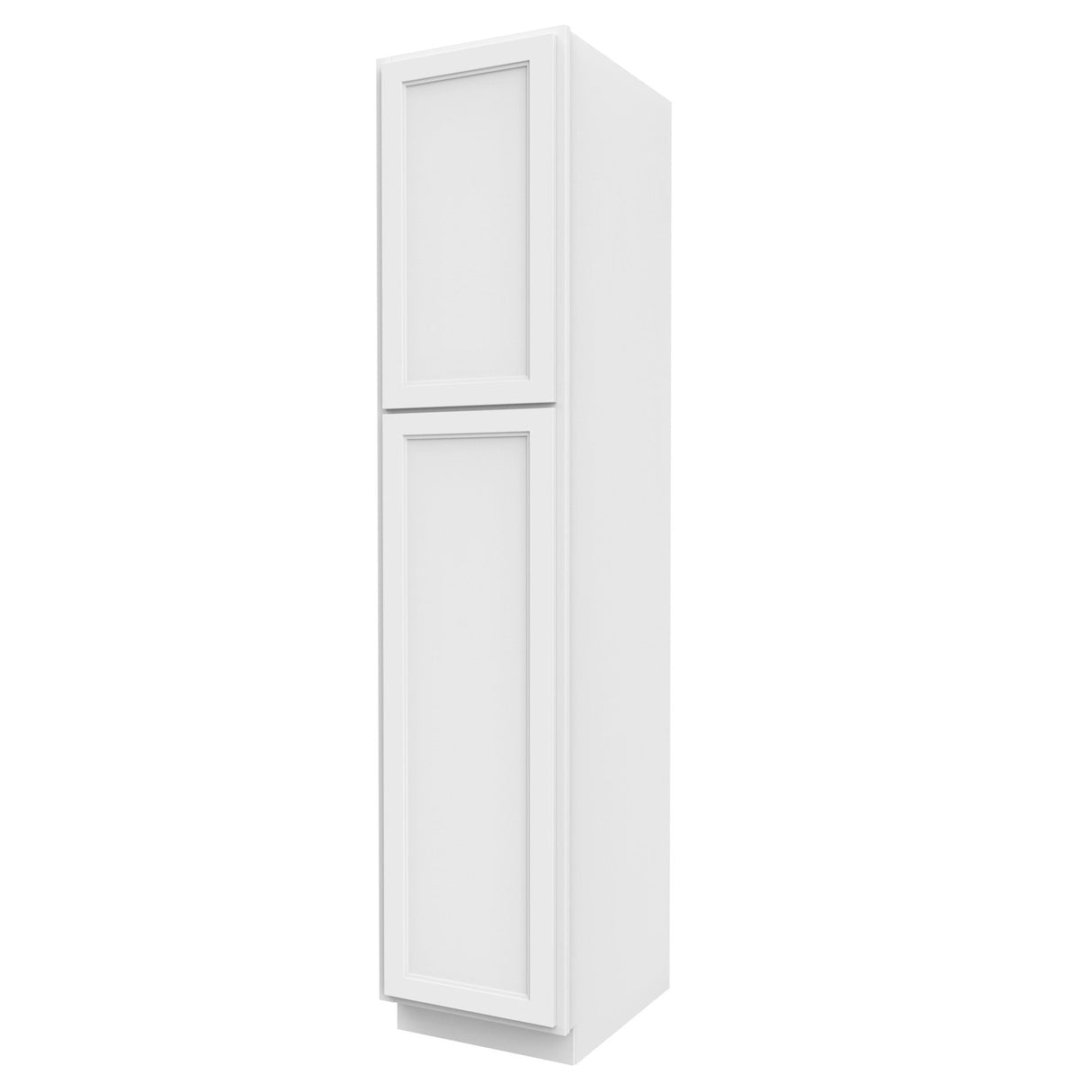 RTA - Fashion White - Single Door Utility Cabinet | 18"W x 84"H x 24"D