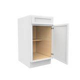 RTA - Fashion White - Single Door & Drawer Base Cabinet | 18"W x 34.5"H x 24"D
