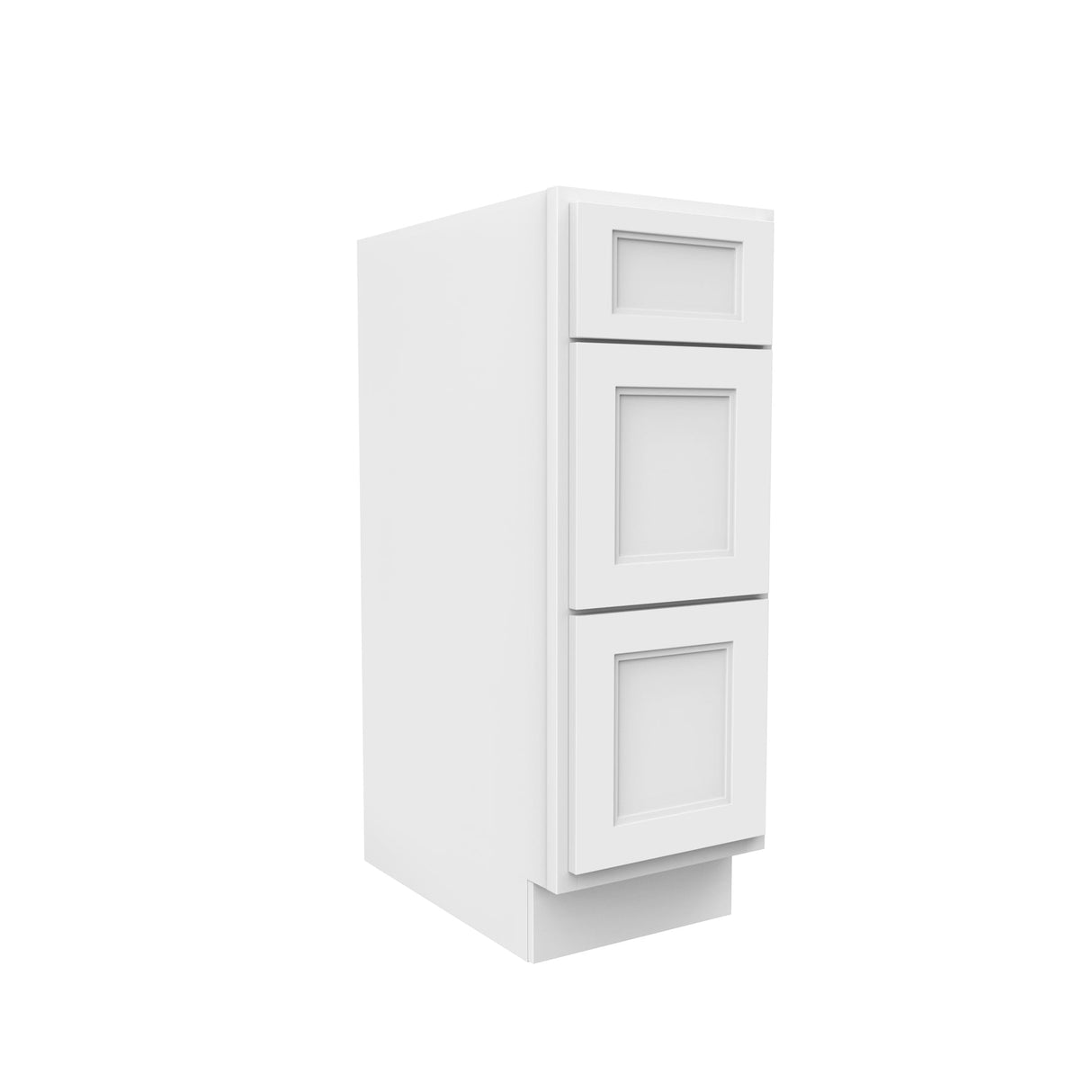 RTA - Fashion White - Vanity Drawer Base Cabinet | 12"W x 34.5"H x 21"D