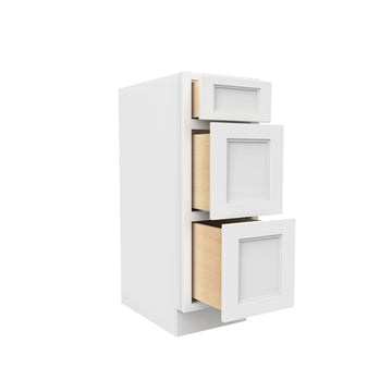 RTA - Fashion White - Vanity Drawer Base Cabinet | 12"W x 34.5"H x 21"D