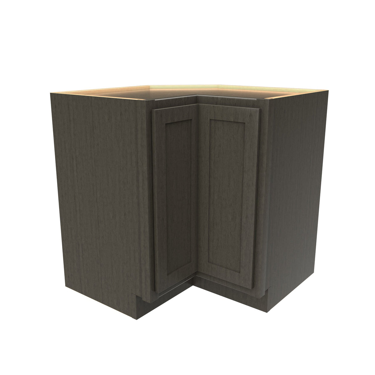 RTA - Elegant Smoky Grey - Lazy Susan Corner Base Cabinet | 33"W x 34.5"H x 24"D