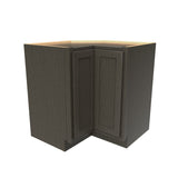 RTA - Elegant Smoky Grey - Lazy Susan Corner Base Cabinet | 33"W x 34.5"H x 24"D