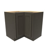 RTA - Elegant Smoky Grey - Lazy Susan Corner Base Cabinet | 36"W x 34.5"H x 24"D