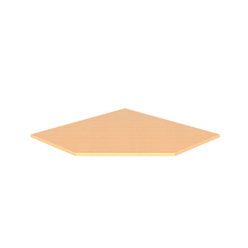 RTA - Park Avenue Ocean Blue - Diagonal Corner Sink Floor | 36"W x 34.5"H x 24"D