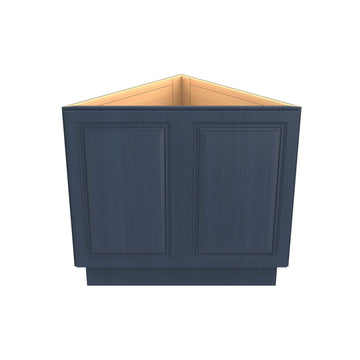 RTA - Park Avenue Ocean Blue - Straight Base End Cabinet | 24"W x 34.5"H x 24"D