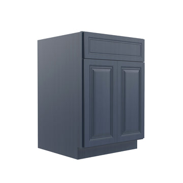 Park Avenue Ocean Blue - Double Door Base Cabinet | 24"W x 34.5"H x 24"D
