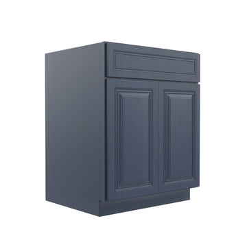 Park Avenue Ocean Blue - Double Door Base Cabinet | 27"W x 34.5"H x 24"D