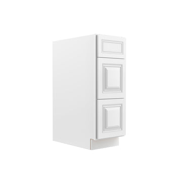 Park Avenue White - 3 Drawer Base Cabinet | 12